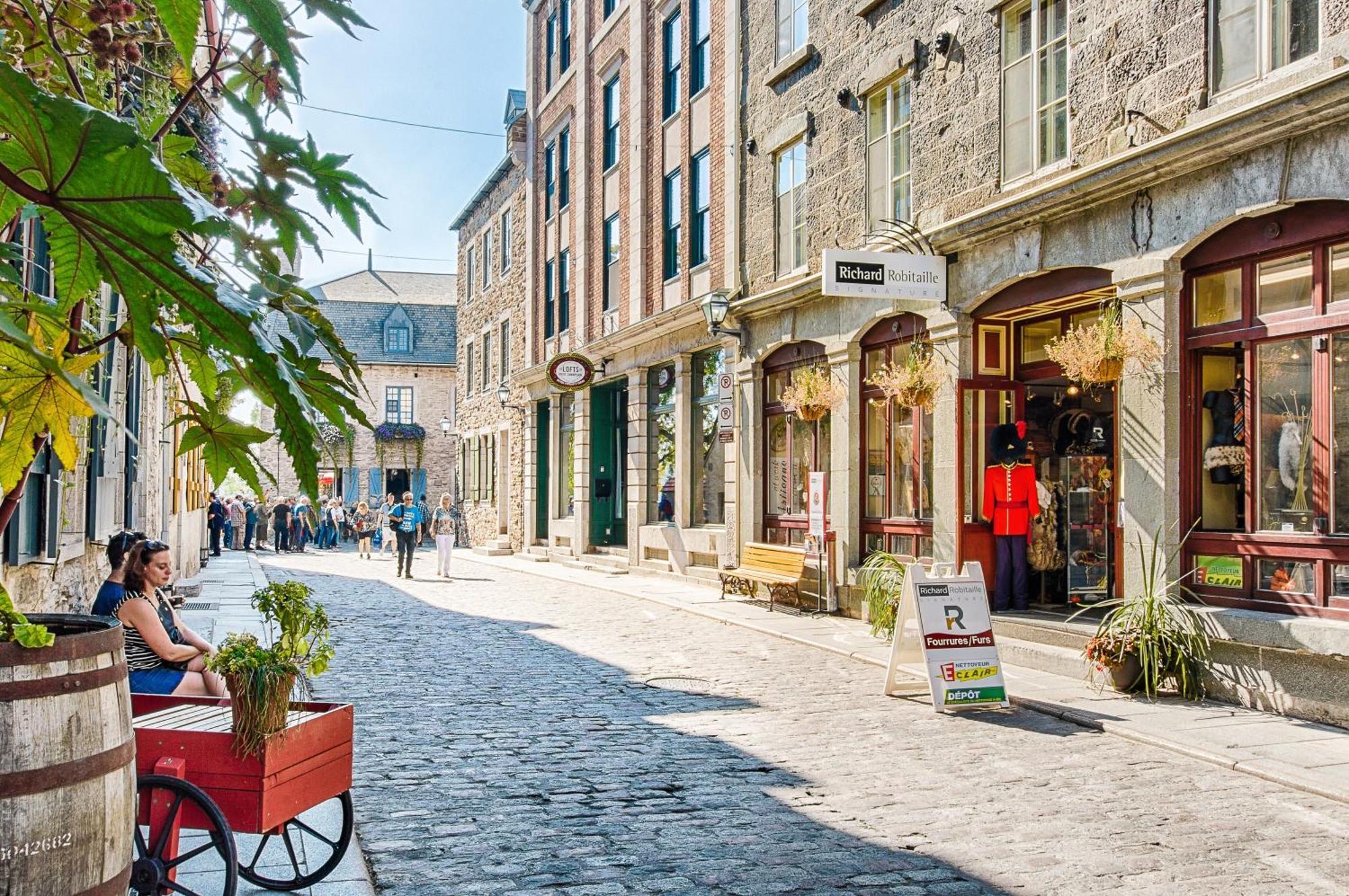 Apartament Les Lofts Champlain - Par Les Lofts Vieux-Quebec Zewnętrze zdjęcie