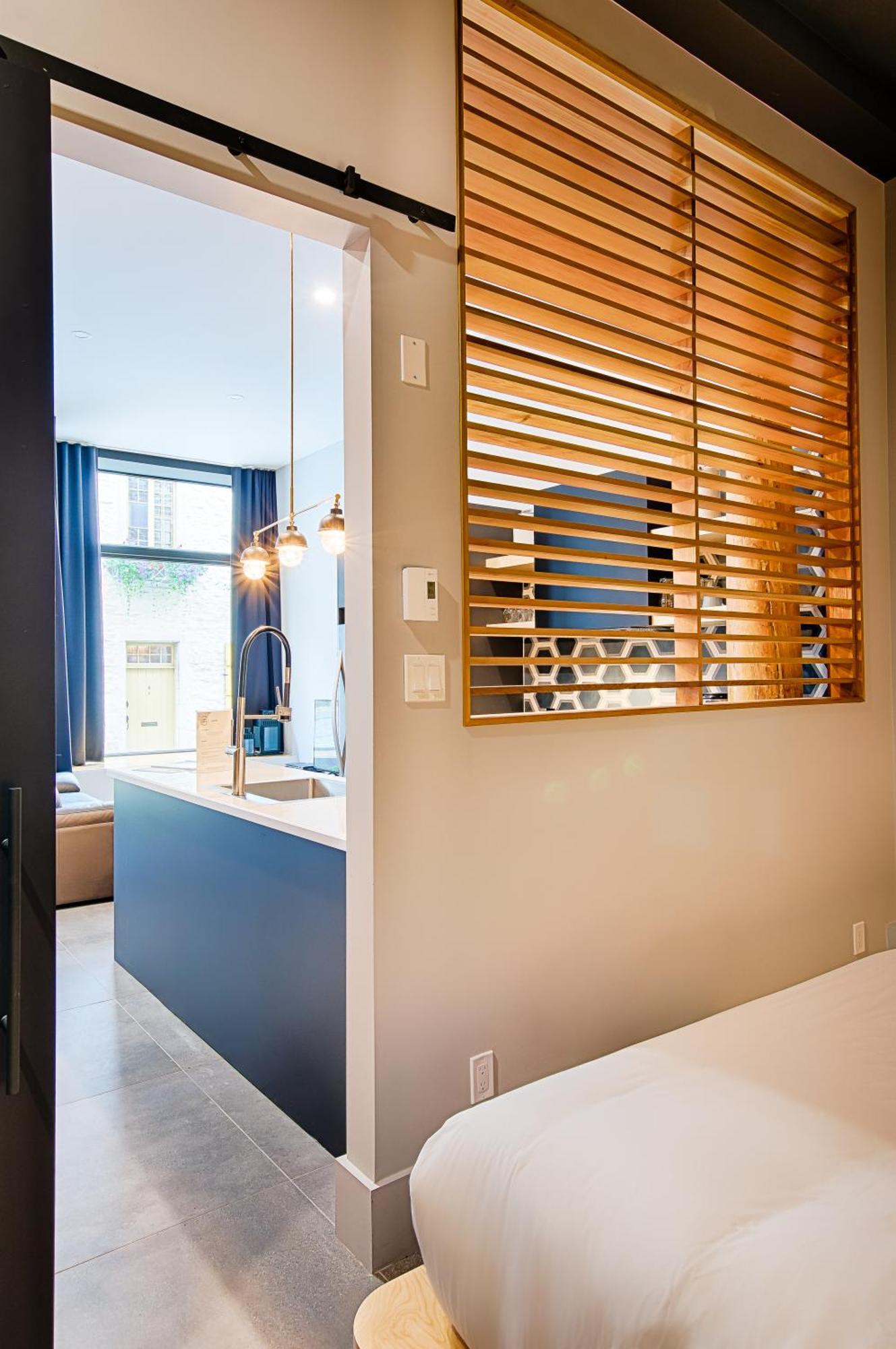 Apartament Les Lofts Champlain - Par Les Lofts Vieux-Quebec Zewnętrze zdjęcie