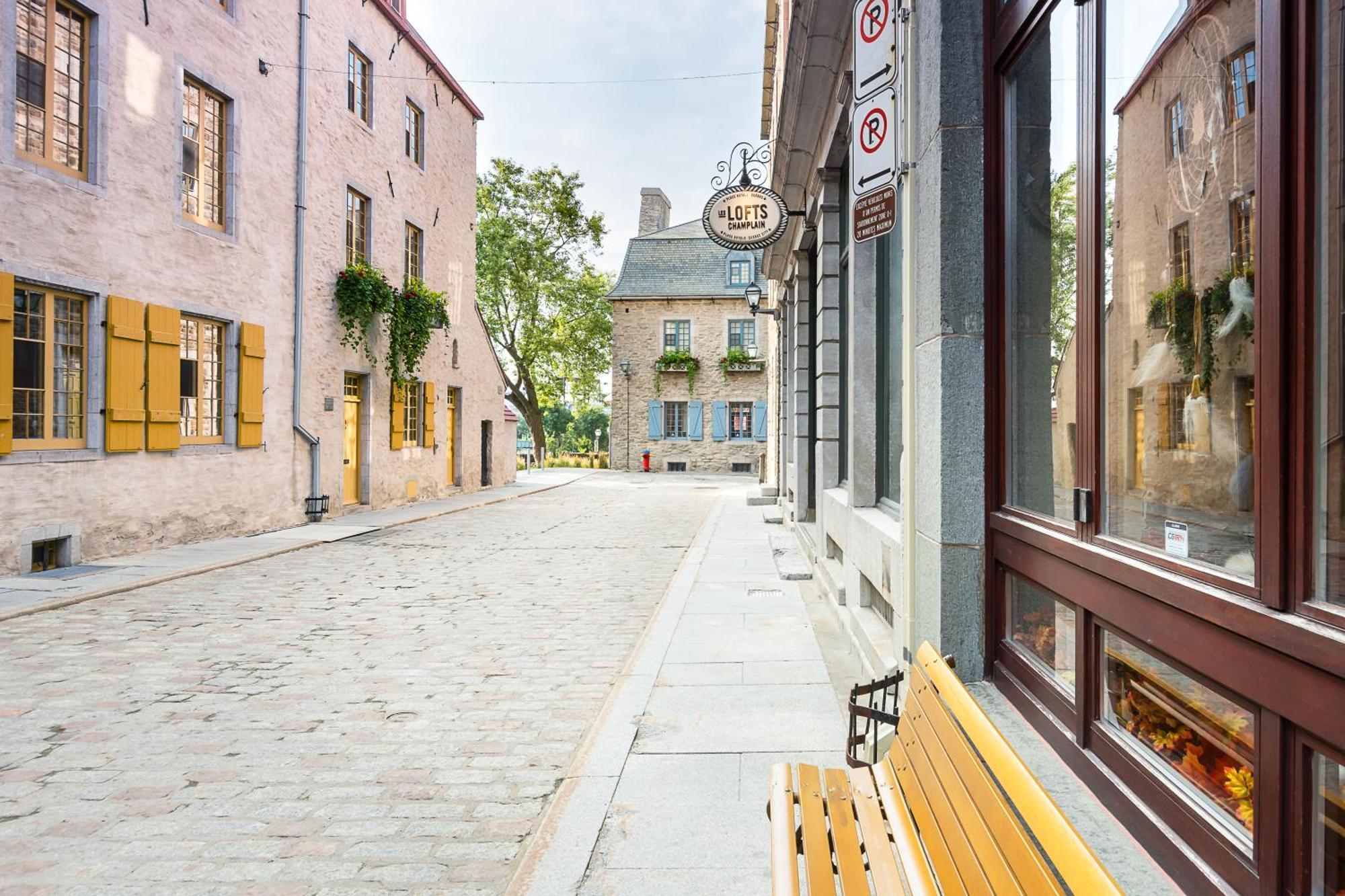 Apartament Les Lofts Champlain - Par Les Lofts Vieux-Quebec Zewnętrze zdjęcie